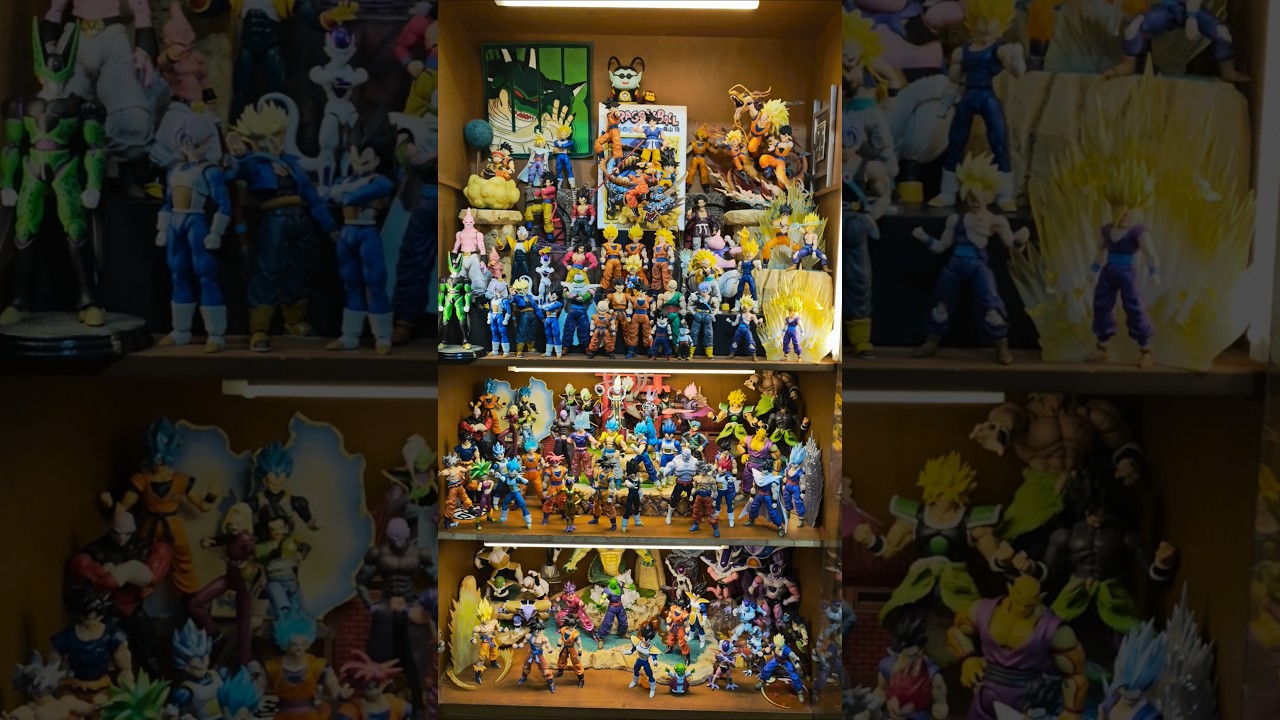 1 year of collecting SHF Dragon Ball #shfiguarts #dragonball #goku