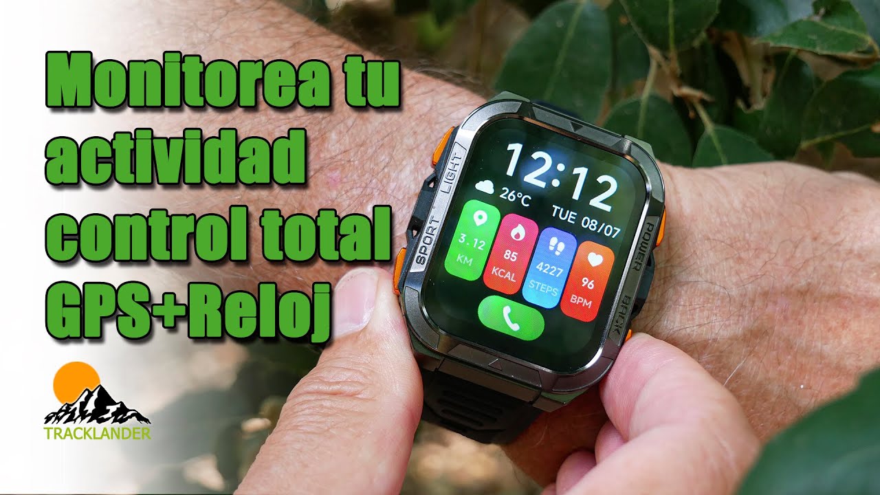 Controla y monitorea tu actividad Reloj+GPS Blackview W80 Pro