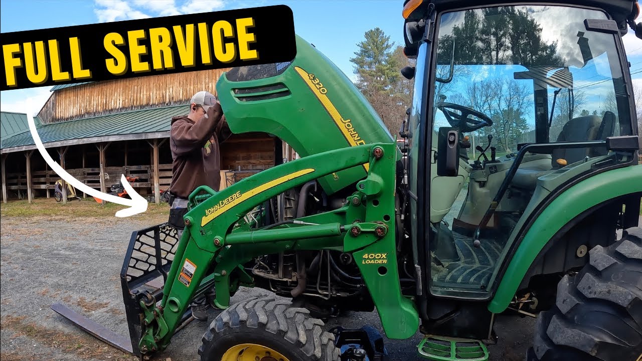 Full service on my John Deere 4320 #44