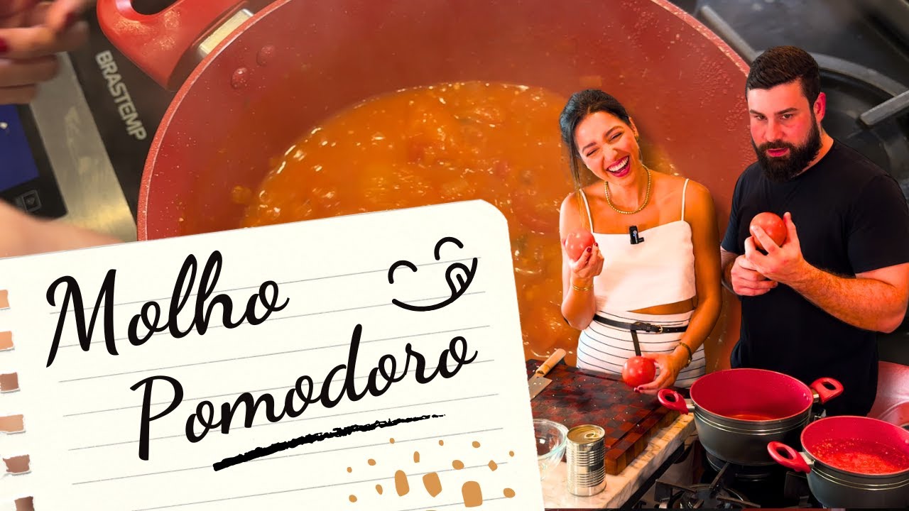Desafio na cozinha! Receita de molho pomodoro