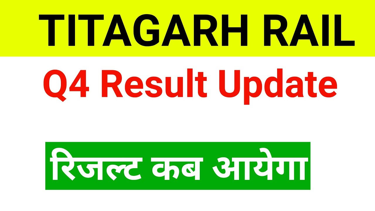 Titagarh Rail Systems Share Latest News 🔴 Titagarh Result Today| Titagarh Result|