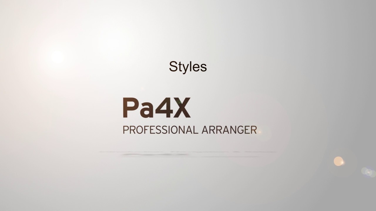 03 Pa4X Capitolo 03: Gli Style