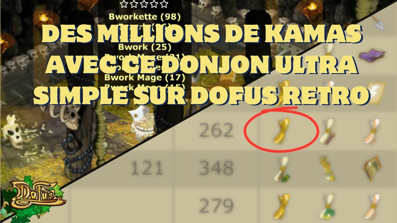 Dofus Retro Alisteria #6 : 200 Donjons Bwork, &ccedil;a donne quoi ? Plusieurs Millions de Kamas FACILEMENT