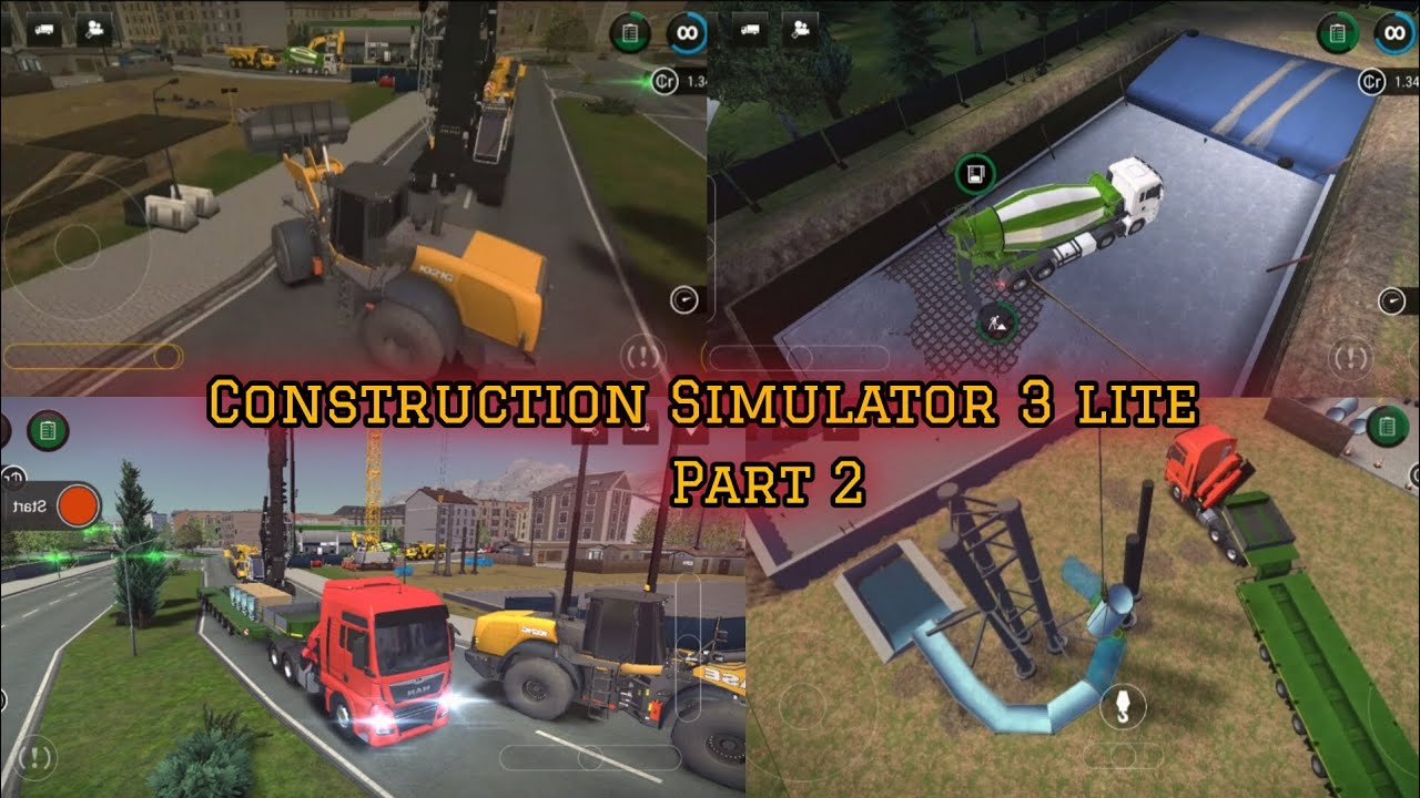 CONSTRUCTION SIMULATOR 3 LITE 🚧  LANDSCAPING: SWIMMING POOL WORK PART 2 👷 gaming