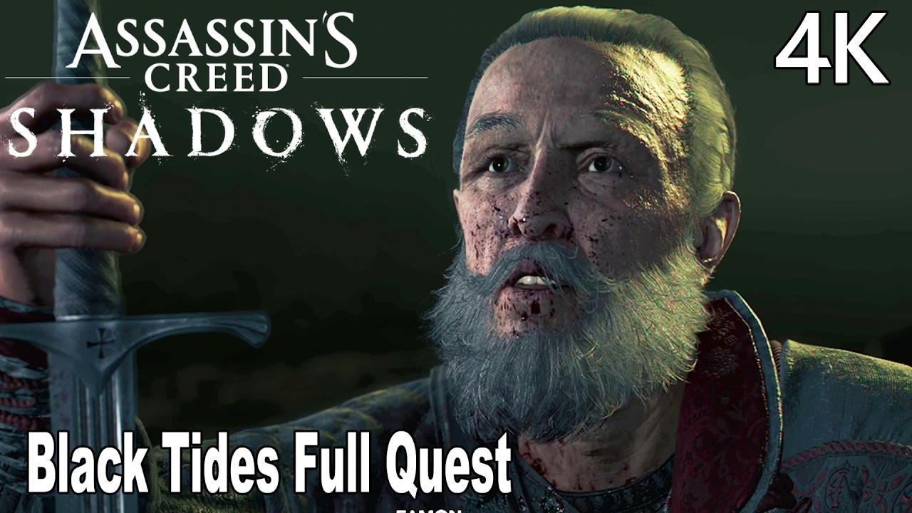 Assassin's Creed Shadows Black Tides Full Quest Walkthrough Final Update | 4K No Commentary