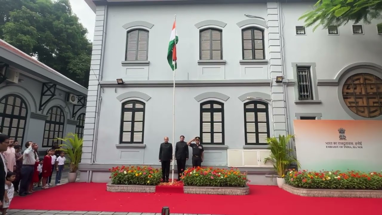 Independence Day 2024 at Embassy of India, Hanoi Vietnam