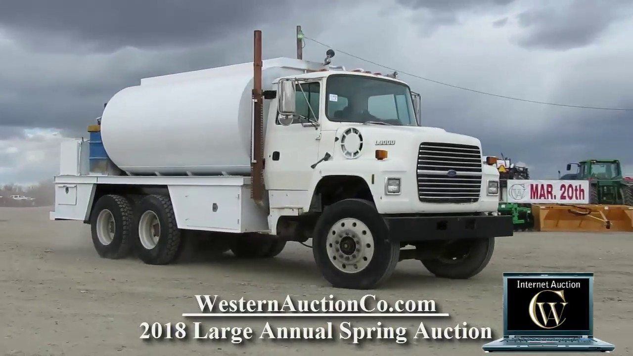 Ford L9000 Fuel Tanker Truck For Sale At Auction!