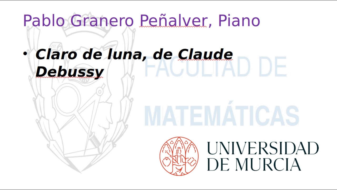 Arte hecho por matemáticos. Pablo Granero: Claro de luna de Debussy