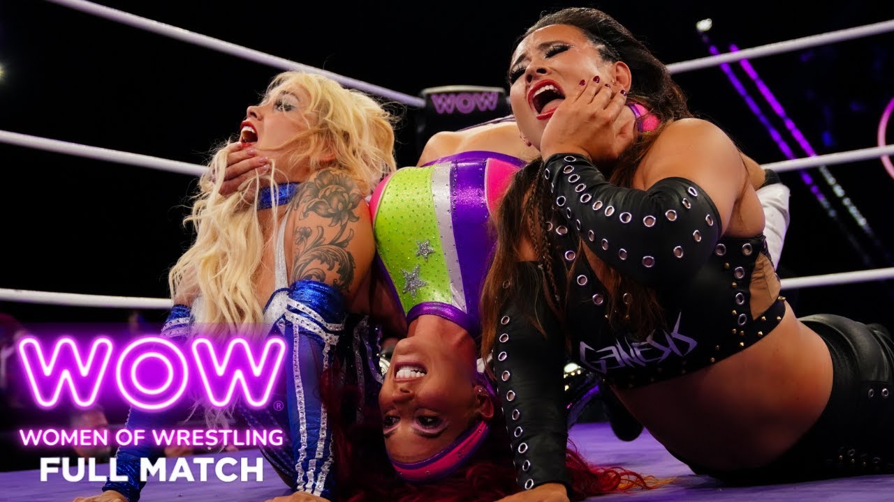 TRIPLE THREAT MATCH: Paola vs Genesis vs Santana Garrett FULL MATCH| Paths Rewritten #wow #wrestling