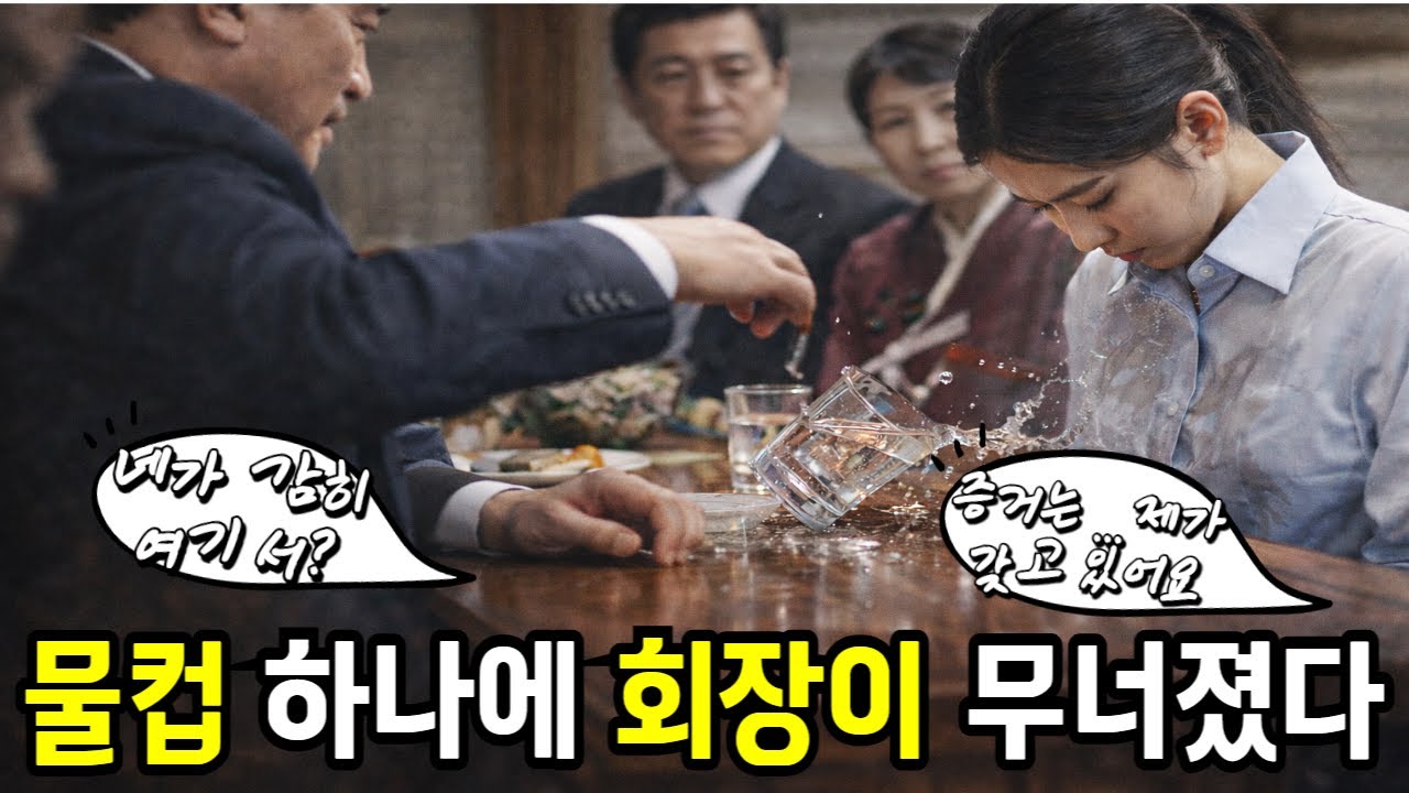 [속풀이극장] 상견례 날 물컵 하나로 무너진 건설 회장… 그날 회의실이 심판대가 됐다