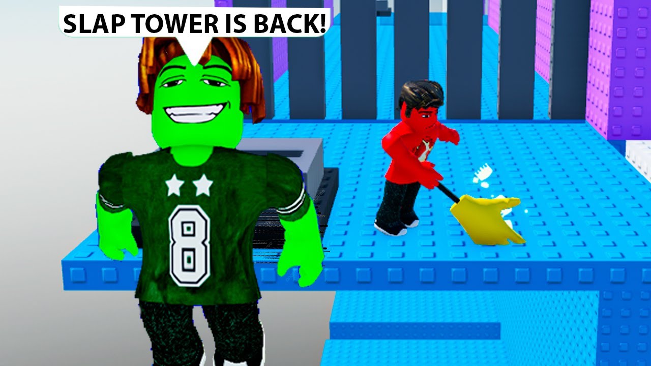 ROBLOX Slap Tower Funny Moments (SLAP TOWER 7)