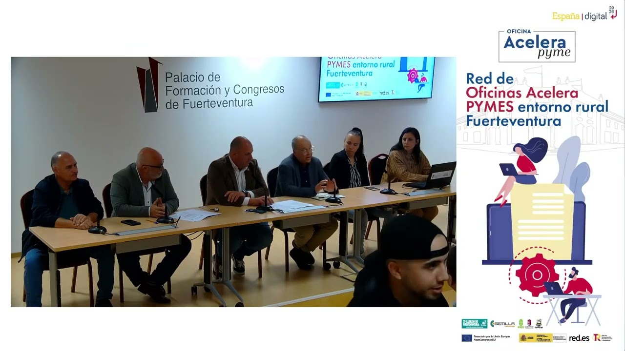 Presentación Red de Oficinas Acelera PYMES entorno rural Fuerteventura