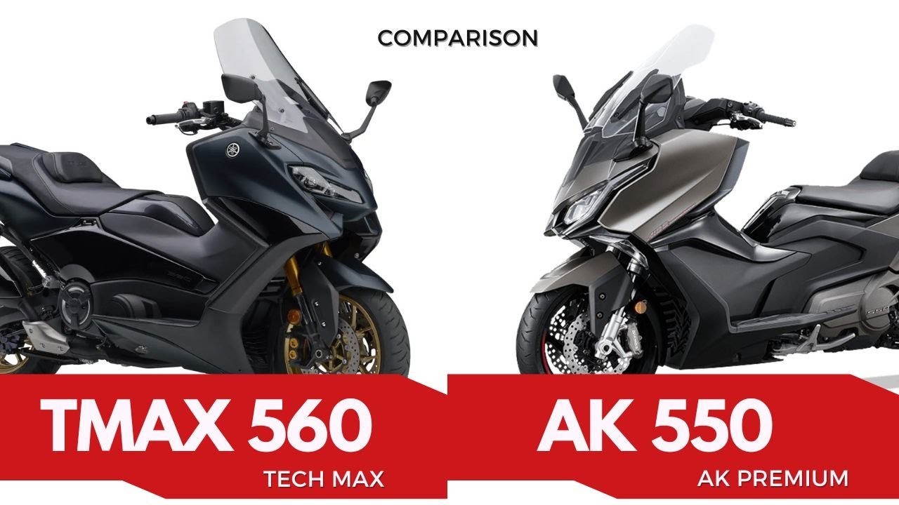 Yamaha TMAX 560 vs Kymco AK Premium |Comparison