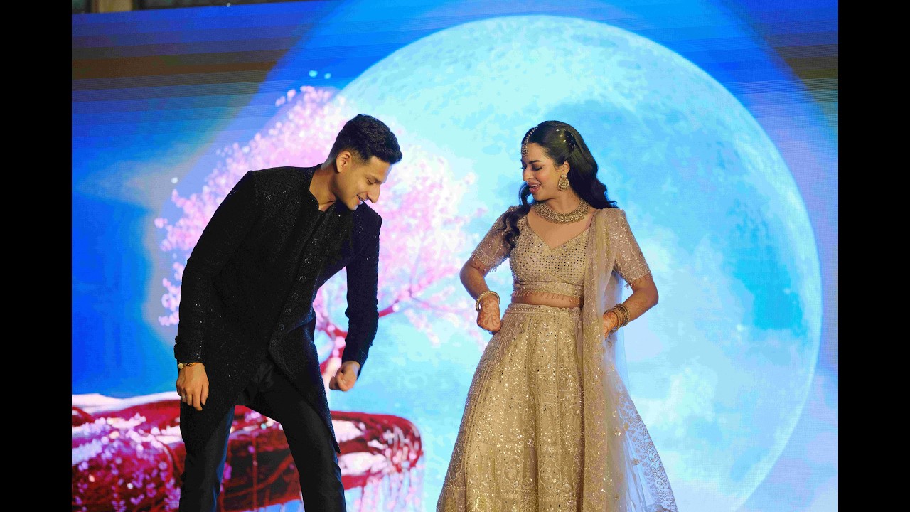 Rushmina Achintya Wedding - Sangeet Couple Dance- Laal Peeli Akhiyaan