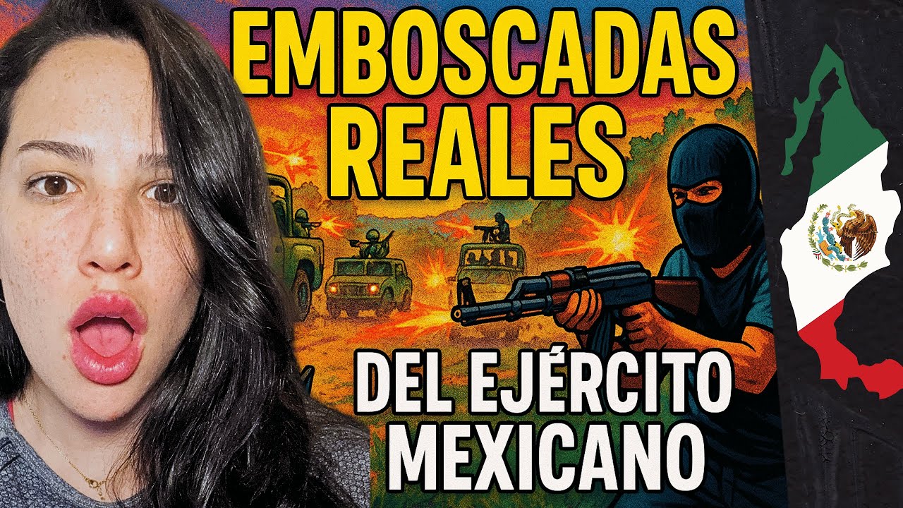 Militar ESPAÑOLA se queda impactada con EMBOSCADAS REALES de MEXICO