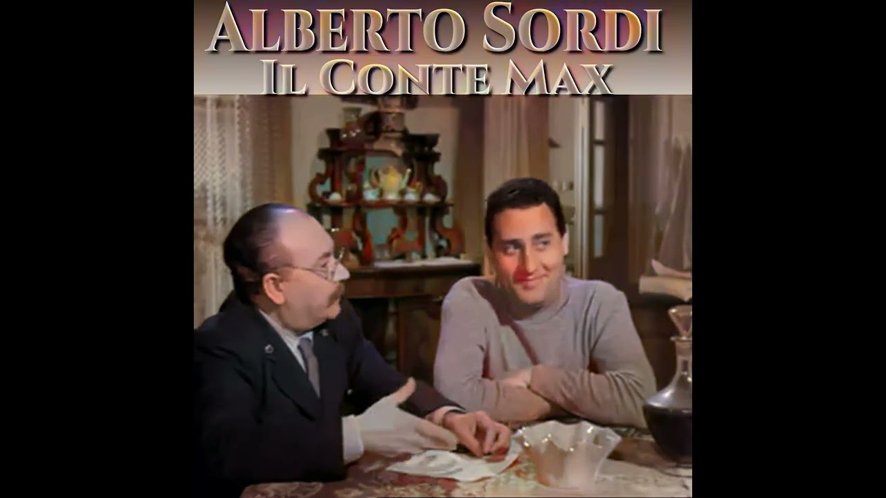 Conte Max . De Sica Sordi al top dei top #cult