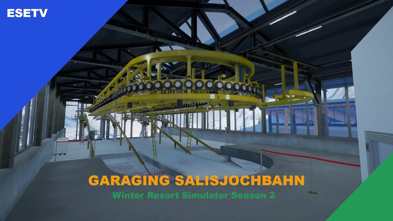 Garaging the Salisjochbahn, Winter Resort Simulator Season 2 gameplay
