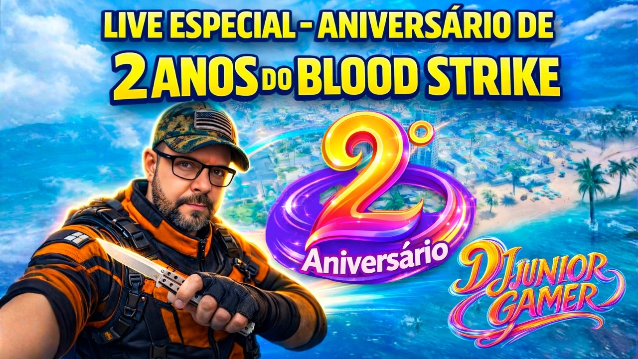 🔥 LIVE ESPECIAL DE ANIVERSÁRIO BLOOD STRIKE - CONFERINDO TUDO EM PRIMEIRA MÃO!