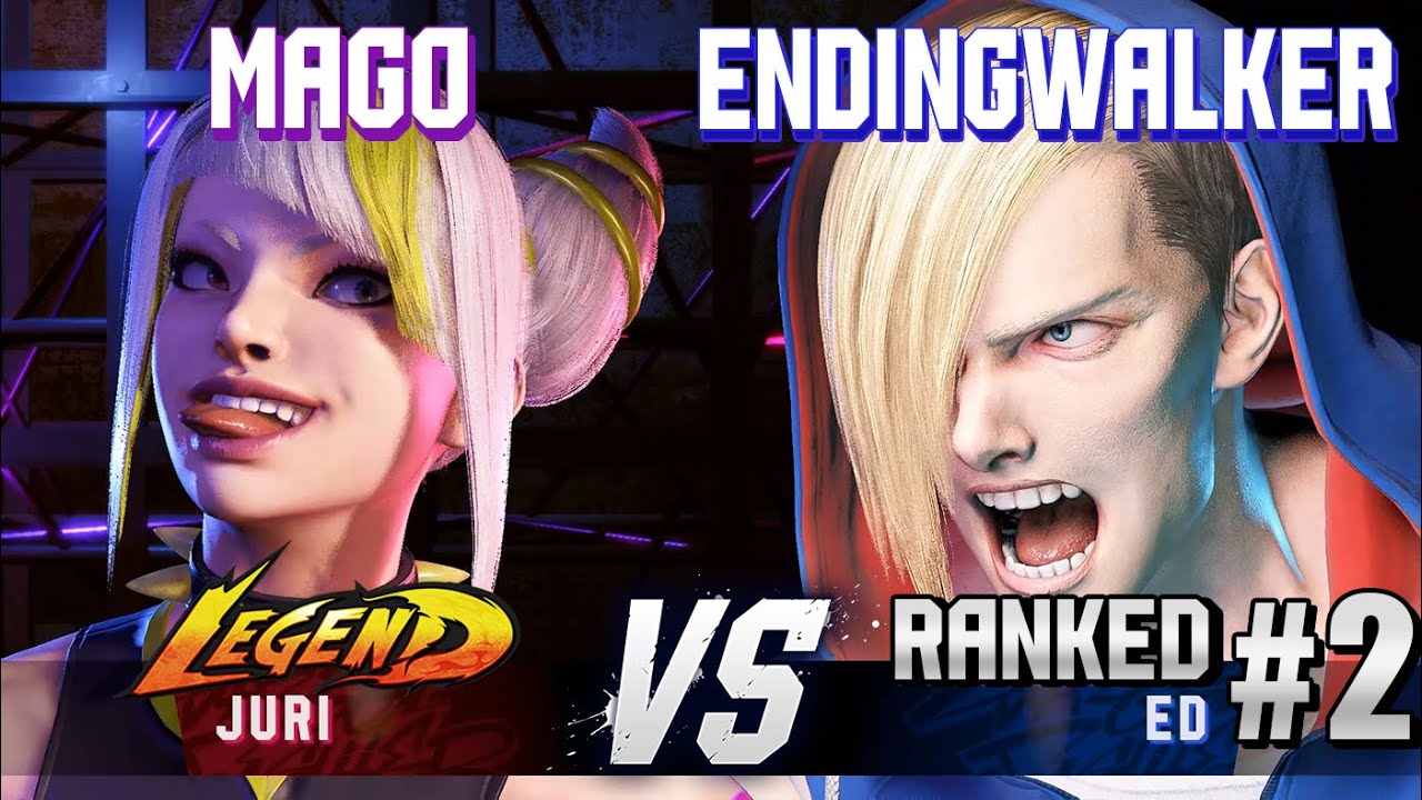 SF6 ▰ MAGO (Juri) vs ENDINGWALKER (#2 Ranked Ed) ▰ High Level Gameplay