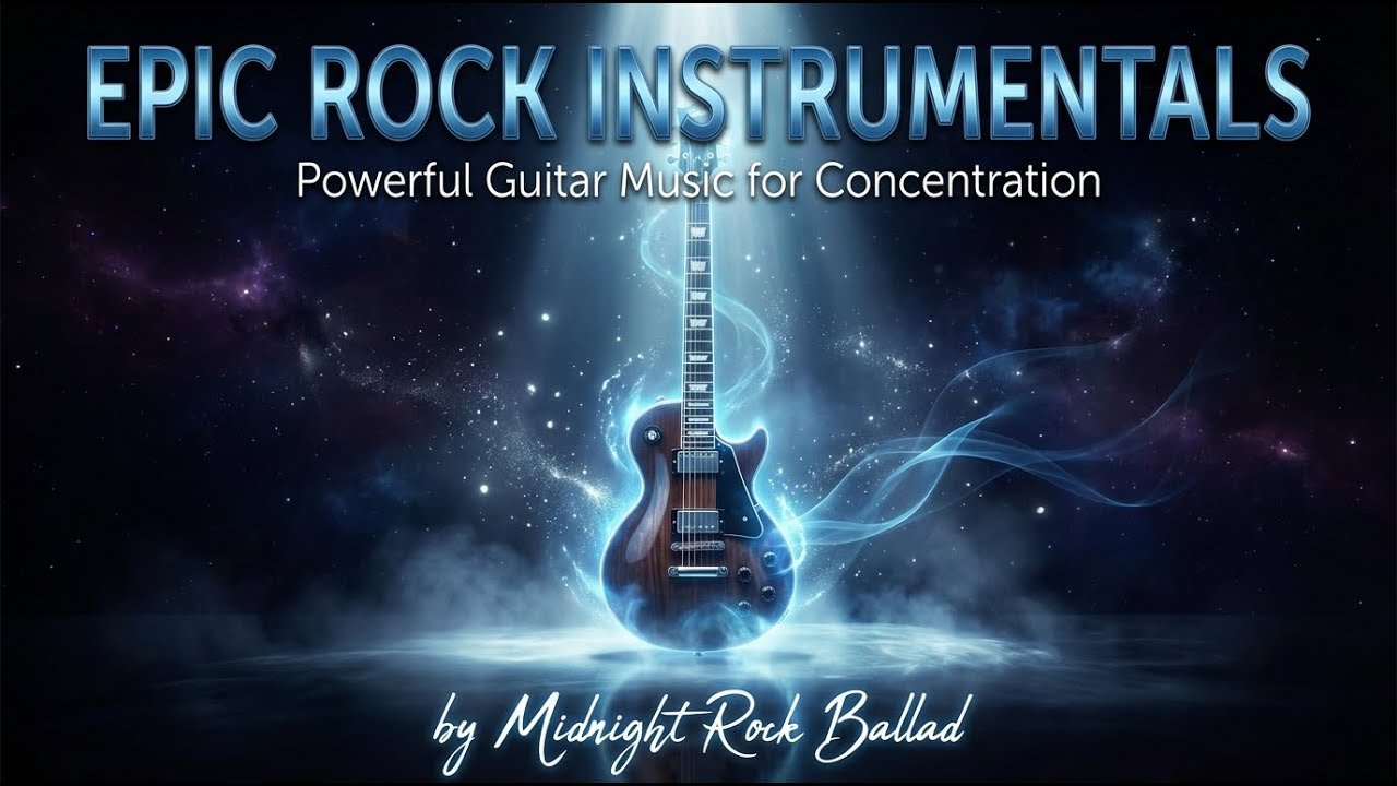 Melodic Rock Guitar | Epic Instrumental Music for Productivity