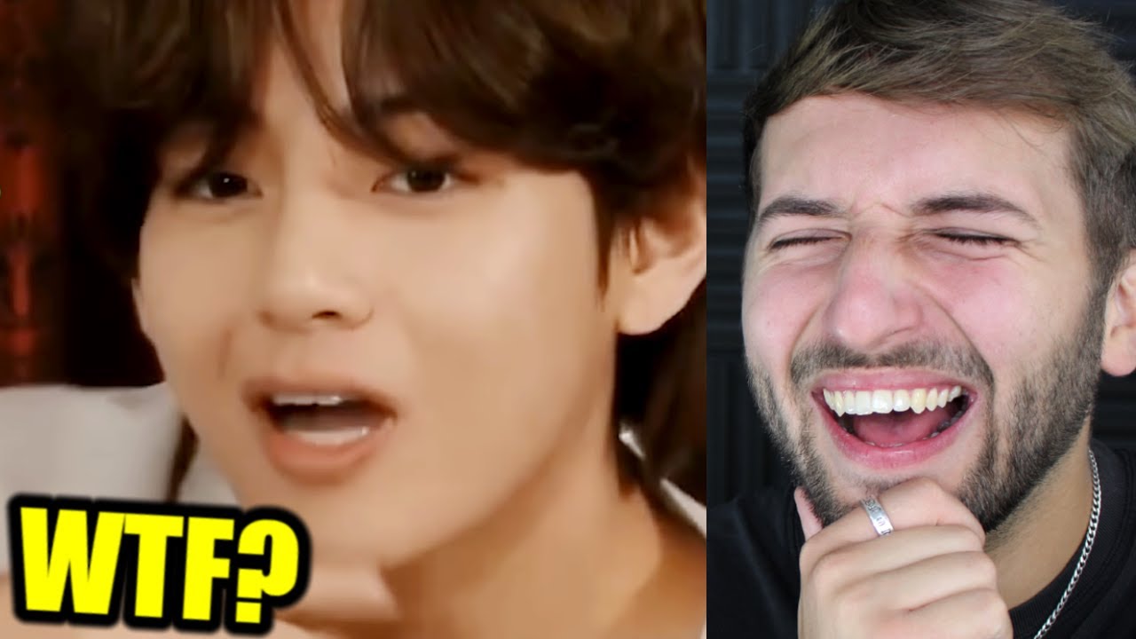 8 minutes of kim taehyung being uniquely extra Reaction