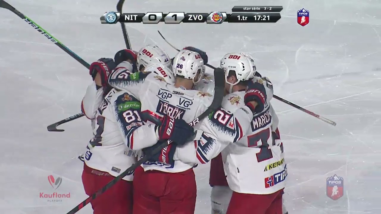 6.zápas semifinále HK Nitra - HKM Zvolen ZÁZNAM