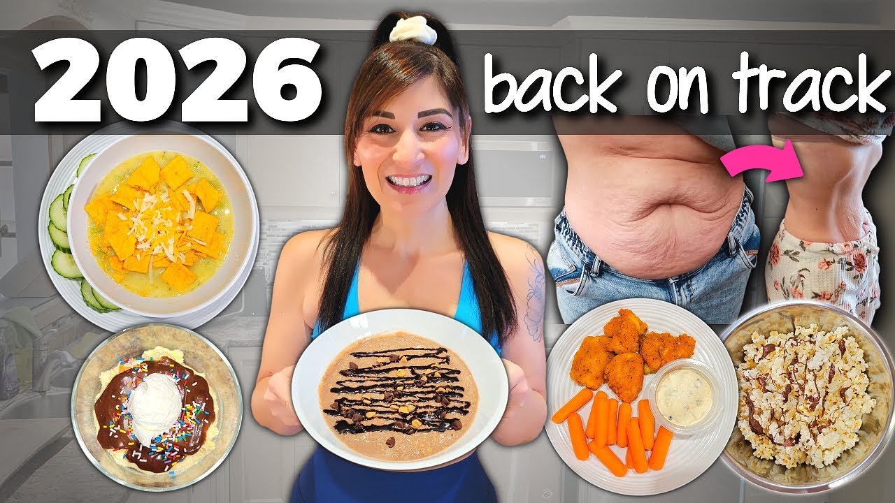 What I'm Eating to LOSE FAT in the New Year (full day of eating)