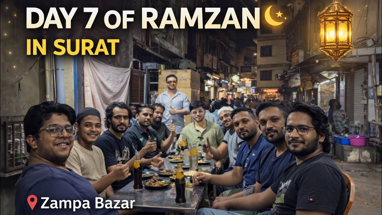 Day 7 of Ramzan in Surat Exploring zampa bazar🍗✨#tanvirexplorer 