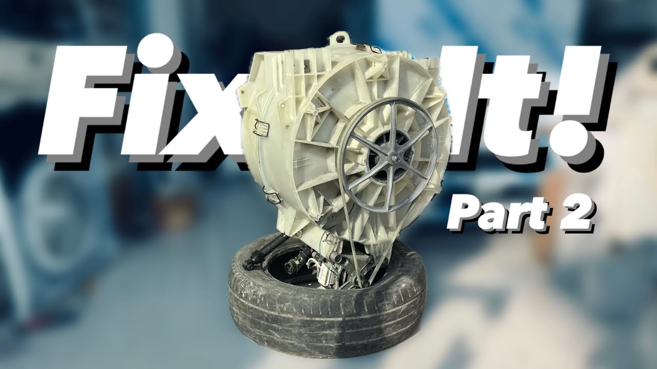 Fix Loud & Shaking Washing Machine | Replace Bearing & Drum Spider | Part 2