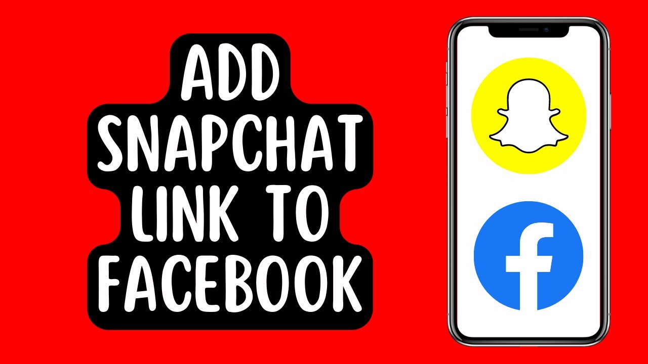 How To Add Snapchat Link To Facebook