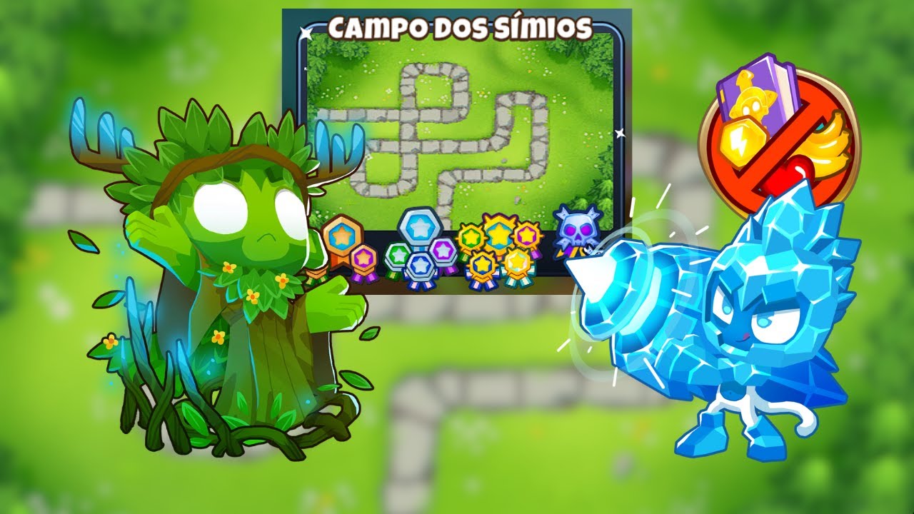 BTD6 CHIMPS: EM BUSCA DAS BORDAS PRETAS NOS MAPAS INICIANTES, COM A MESMA ESTRATÉGIA!!