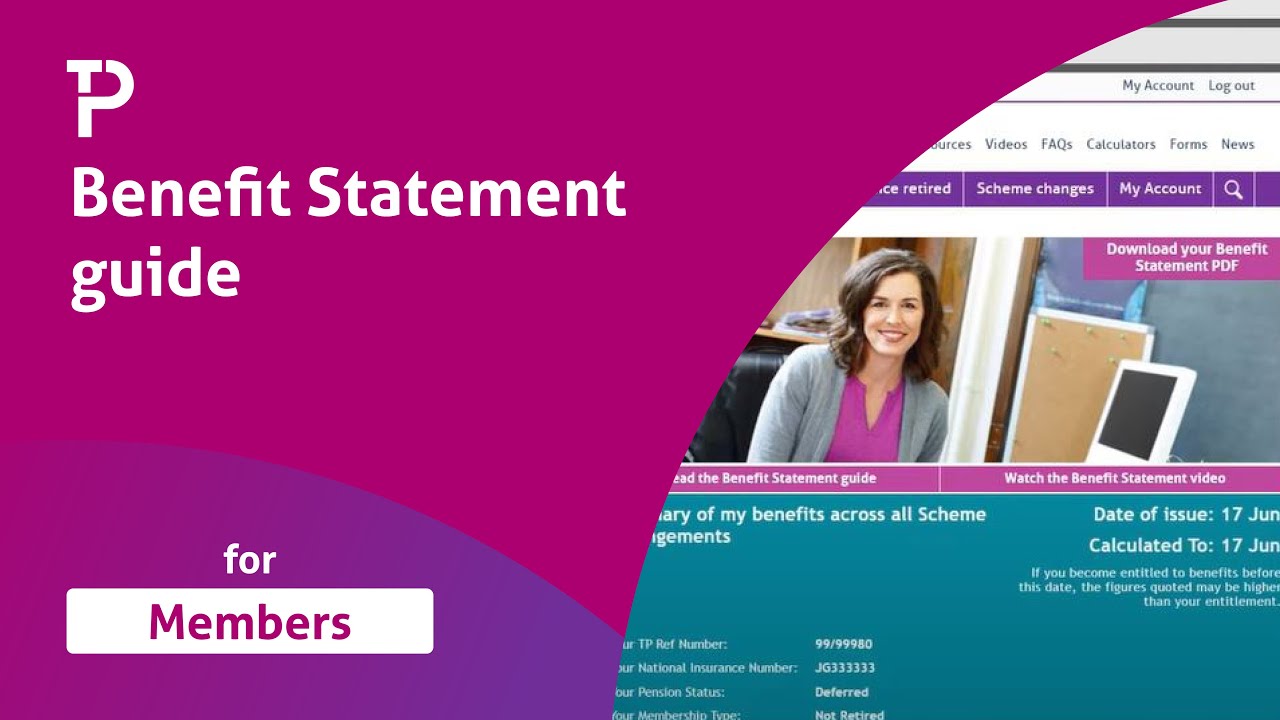 Understand your Benefit Statement | Teachers' Pension Scheme