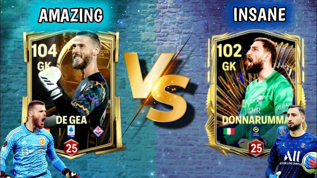 Best Gk In Fc Mobile? Ballon D'or De Gea Vs Tots Donnarumma Face Off! 🔥 | Fc24