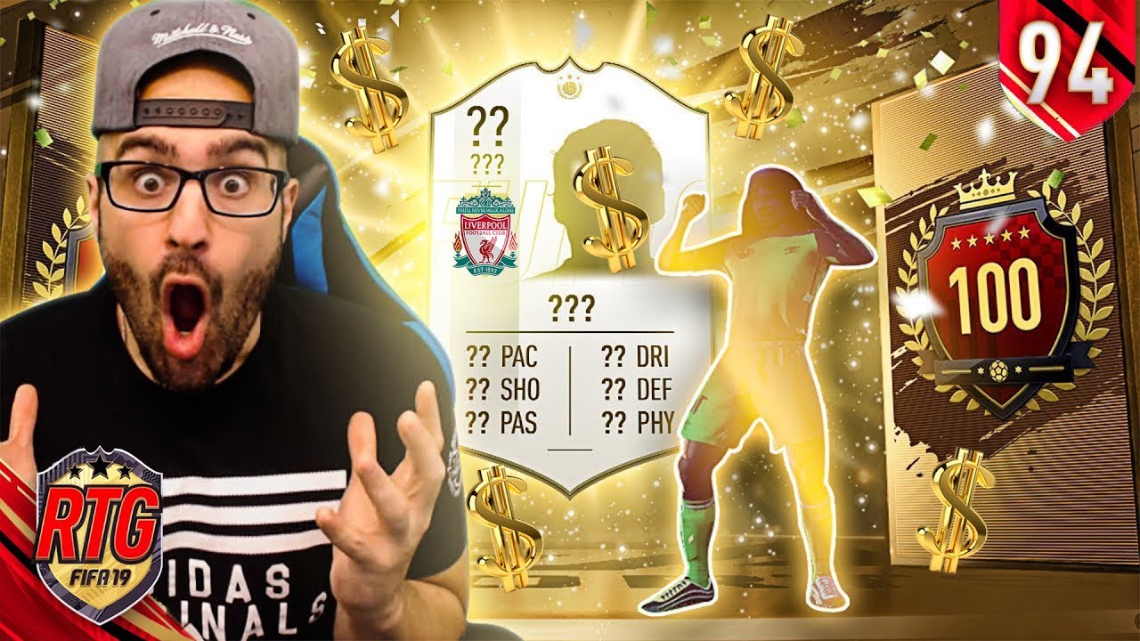 OMG HUGE PROFIT IN MY TOP 100 REWARDS! FIFA 19 Ultimate Team RTG #94