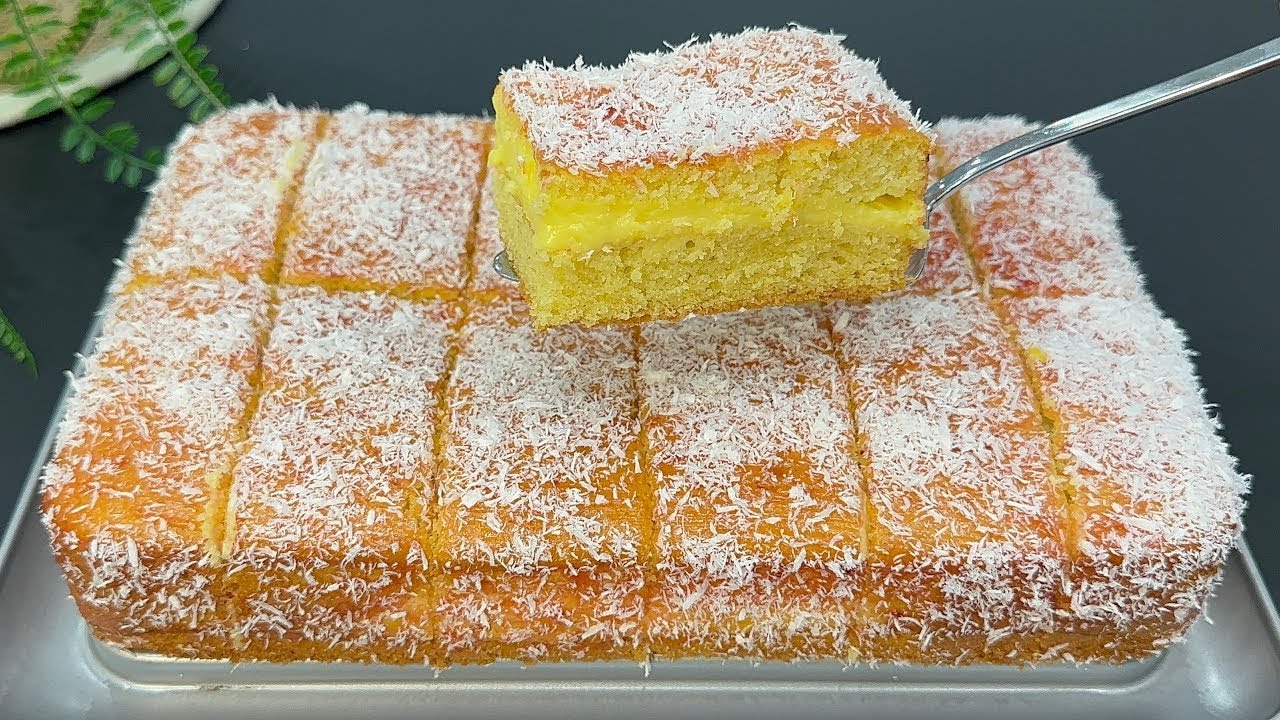 Нежный, тающий во рту лимонный пирог 🍋 – лучший из всех!