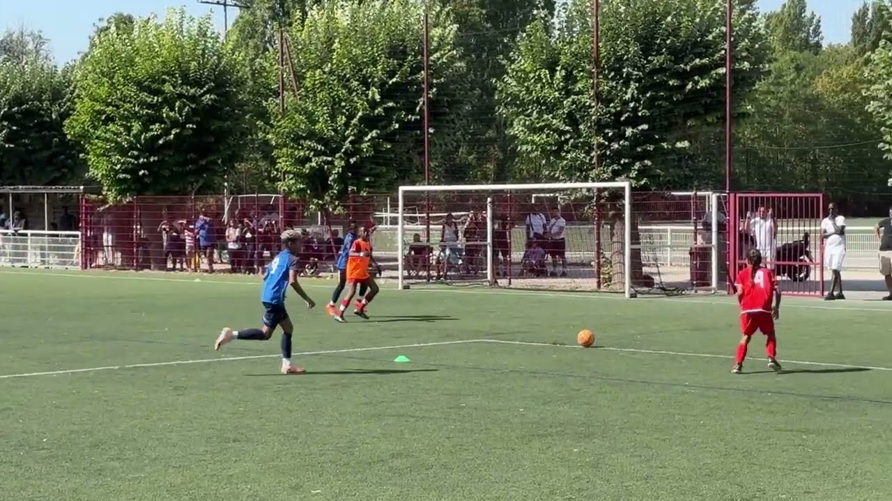 AAS Fresnes - Ris Orangis / U12 (4-1) Première mi-temps. 9 septembre 2023. [Score final 4-7]