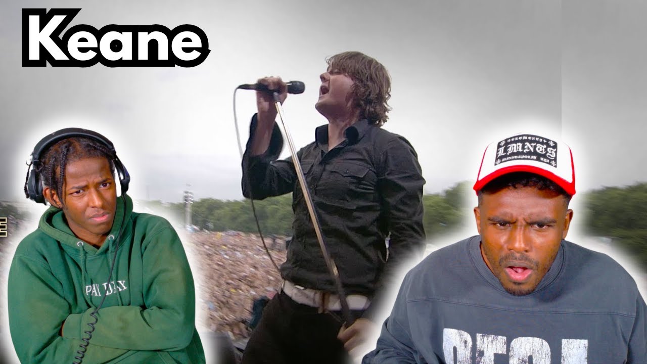 FIRST TIME REACTION - Keane - Somewhere Only We Know (Live 8 2005)