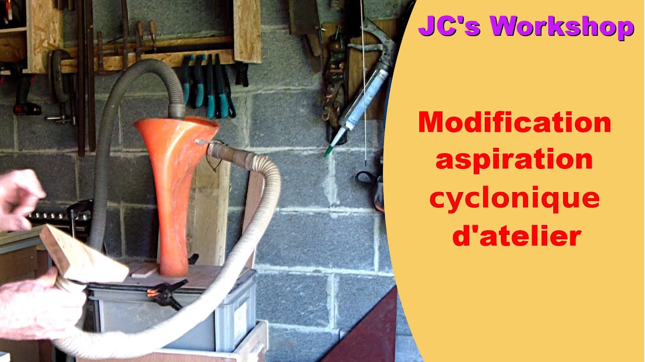 Aspirateur cyclonique d'atelier, modification du cône - #30