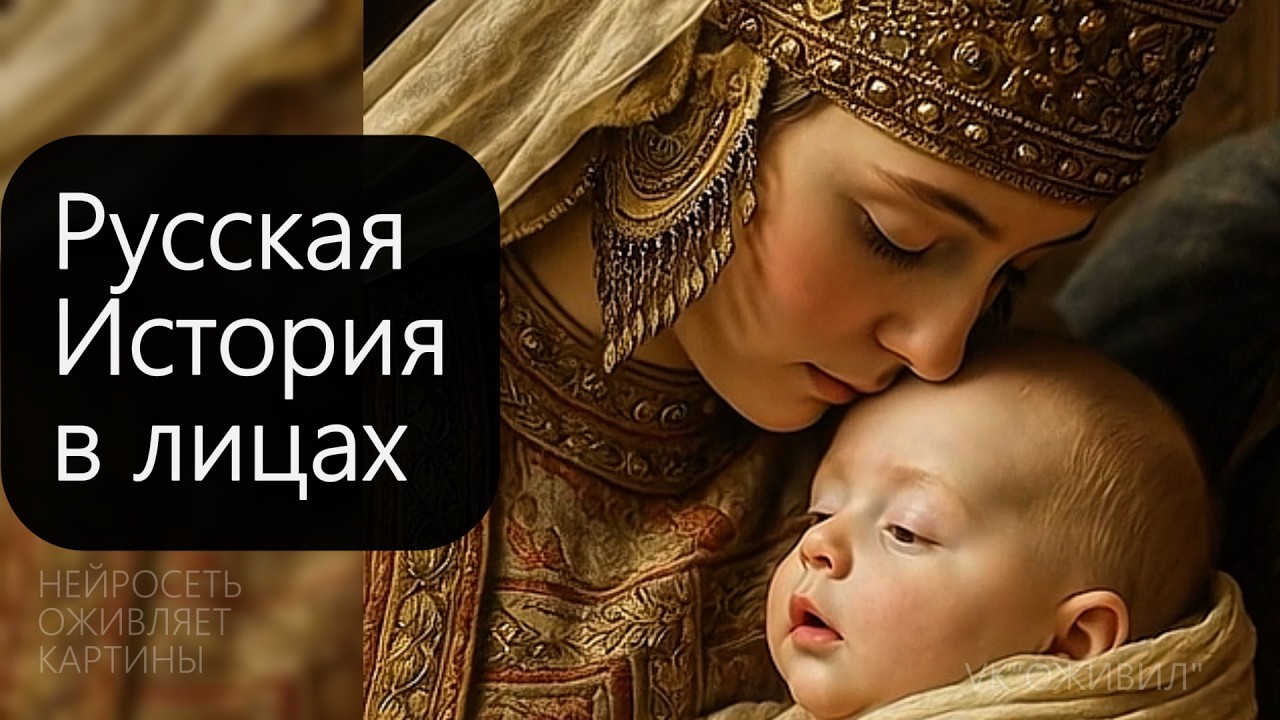 Русская история в лицах. Оживляем картины #оживлениекартин #русскоеискусство #русскиепортреты