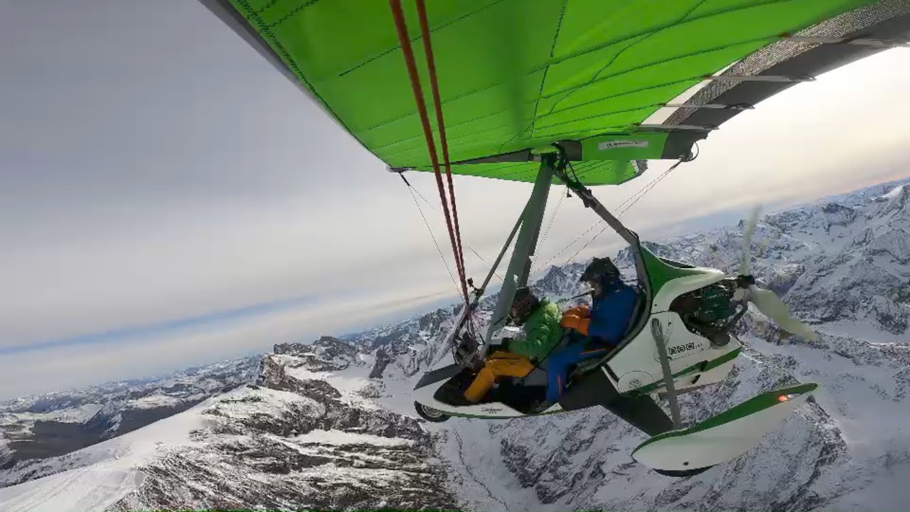 Les Ecrins en ULM pendulaire