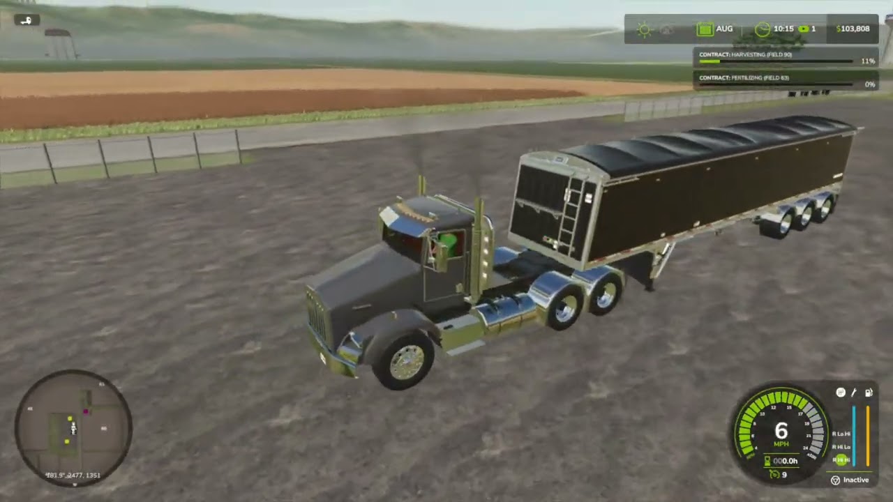 Seeding Mustard and doing contracts on the new 3 million dollar farm
