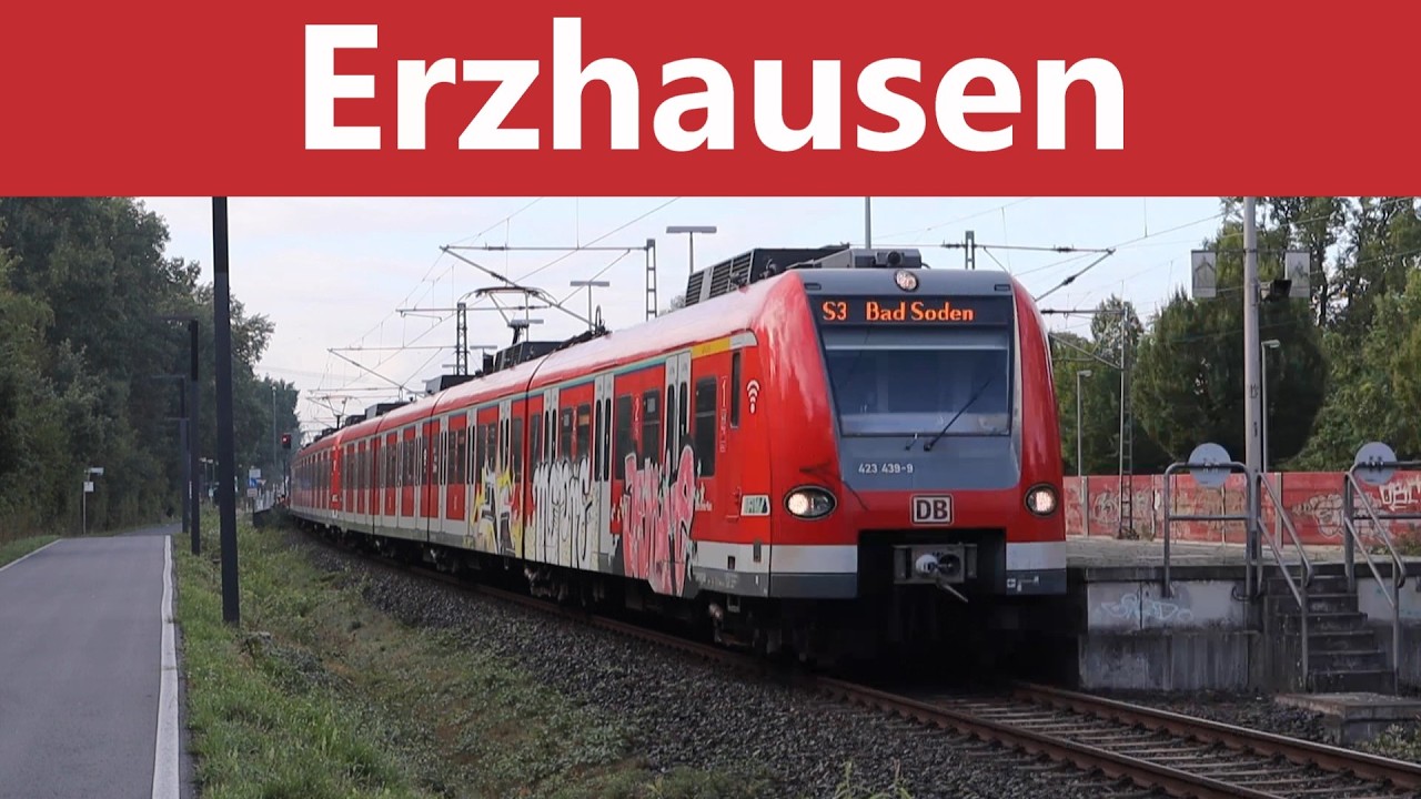 Bahnverkehr in Erzhausen (2022)