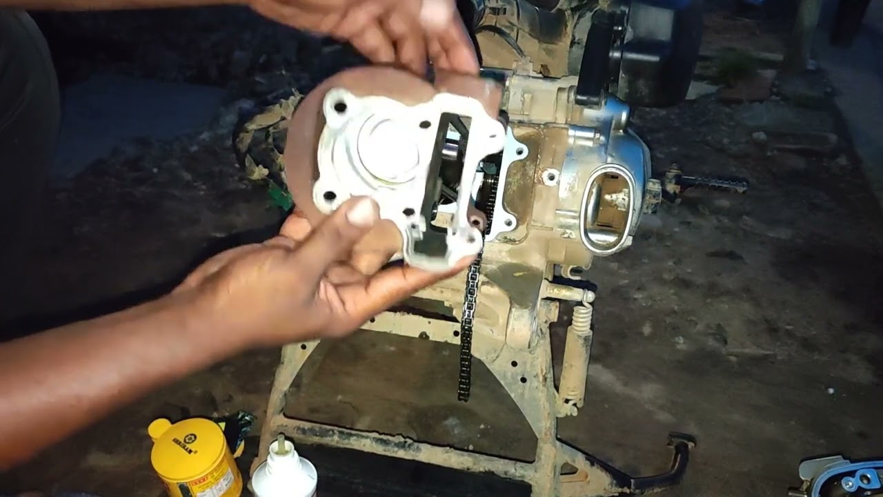 Honda Activa repair by #joyo mechanic Rewa mp. Engine work full #joyomechanicrewamp