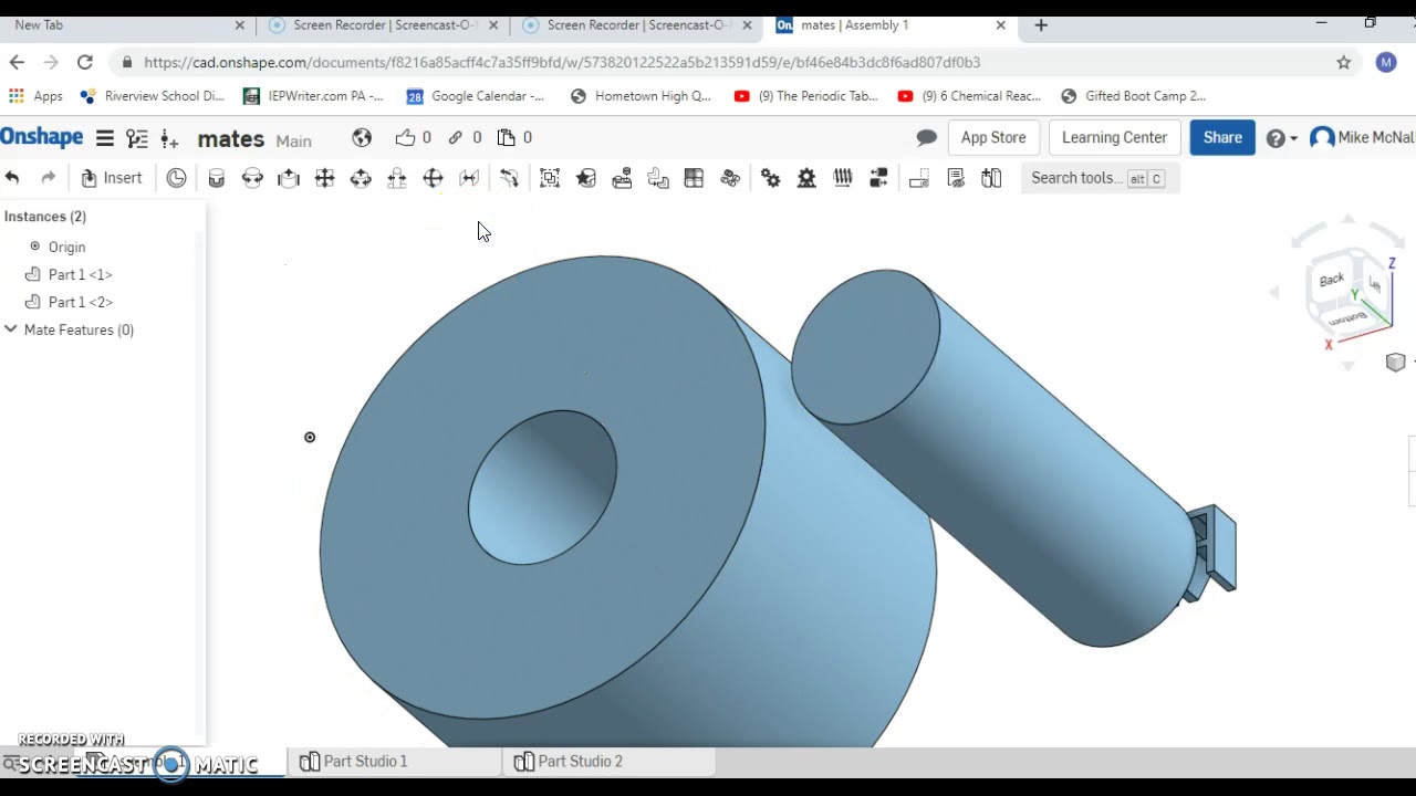 OnShape - Revolute Mate