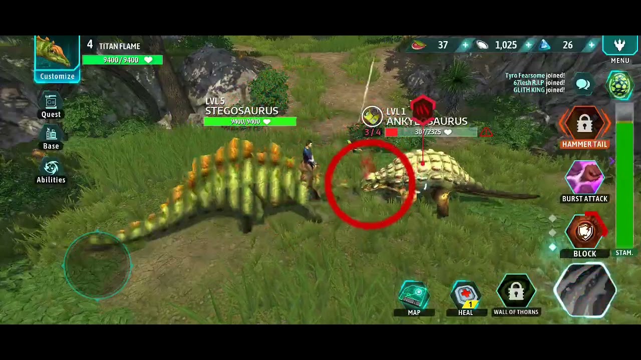 Knocking out dinosaurs