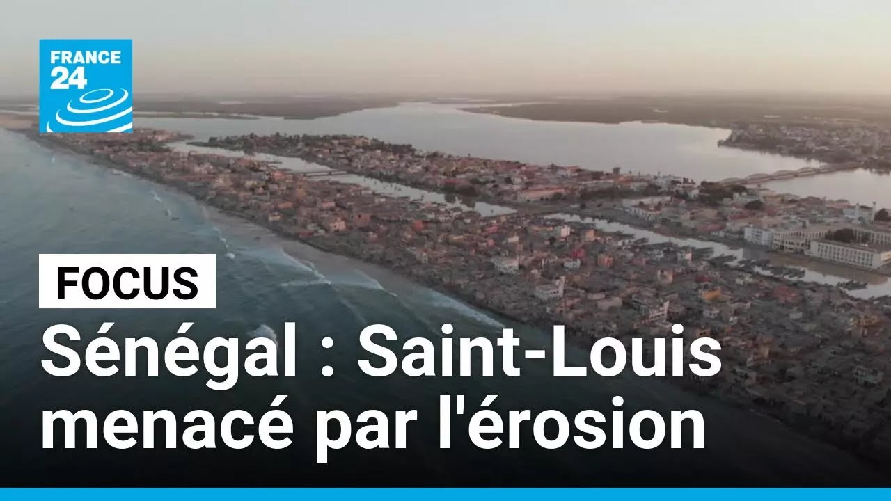 Saint-Louis-du-Sénégal face à la montée des eaux et au changement climatique • FRANCE 24
