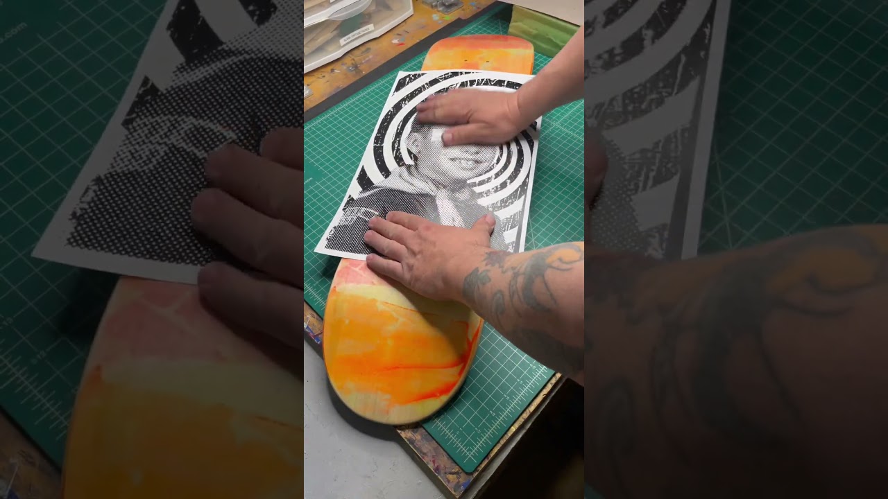 Custom skate decks! #skateboard #kickflip #artist #screenprinting #artprocess #skateboarding #skater