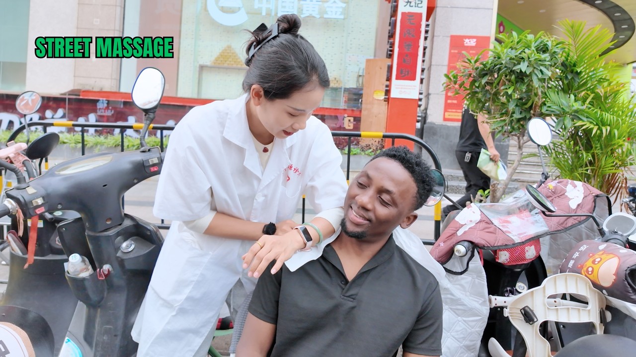 $1 Chinese Street Massage FIXED My Pain in Seconds 😲