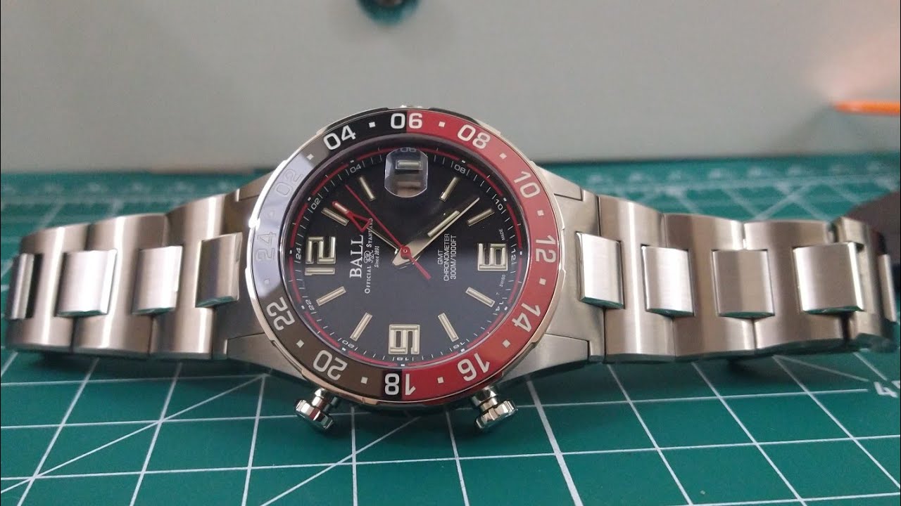 Ball DG3038A-S1C-BK Roadmaster Pilot GMT 40mm // Pre-Owned