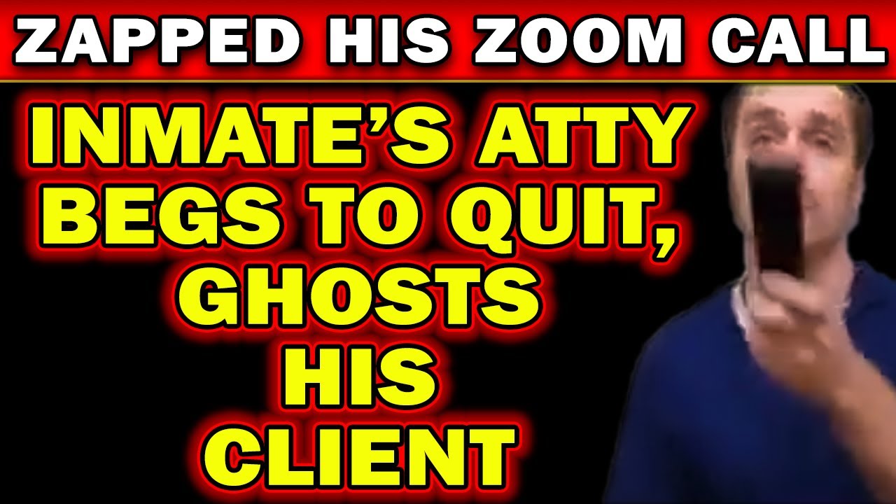 Lawyer Begs Off Case - He Had to Ghost His Crazy Client